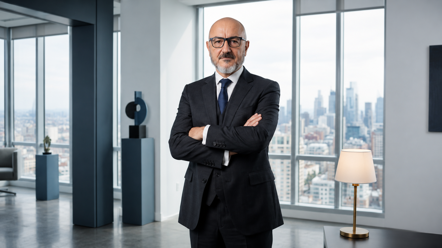 Jorge Zuñiga San Martin en su oficina